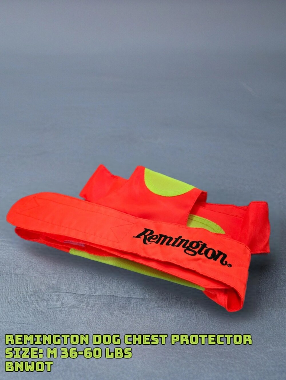 Remington Neon Dog Chest Protector